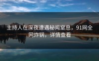 主持人在深夜遭遇秘闻窒息，91网全网炸锅，详情查看